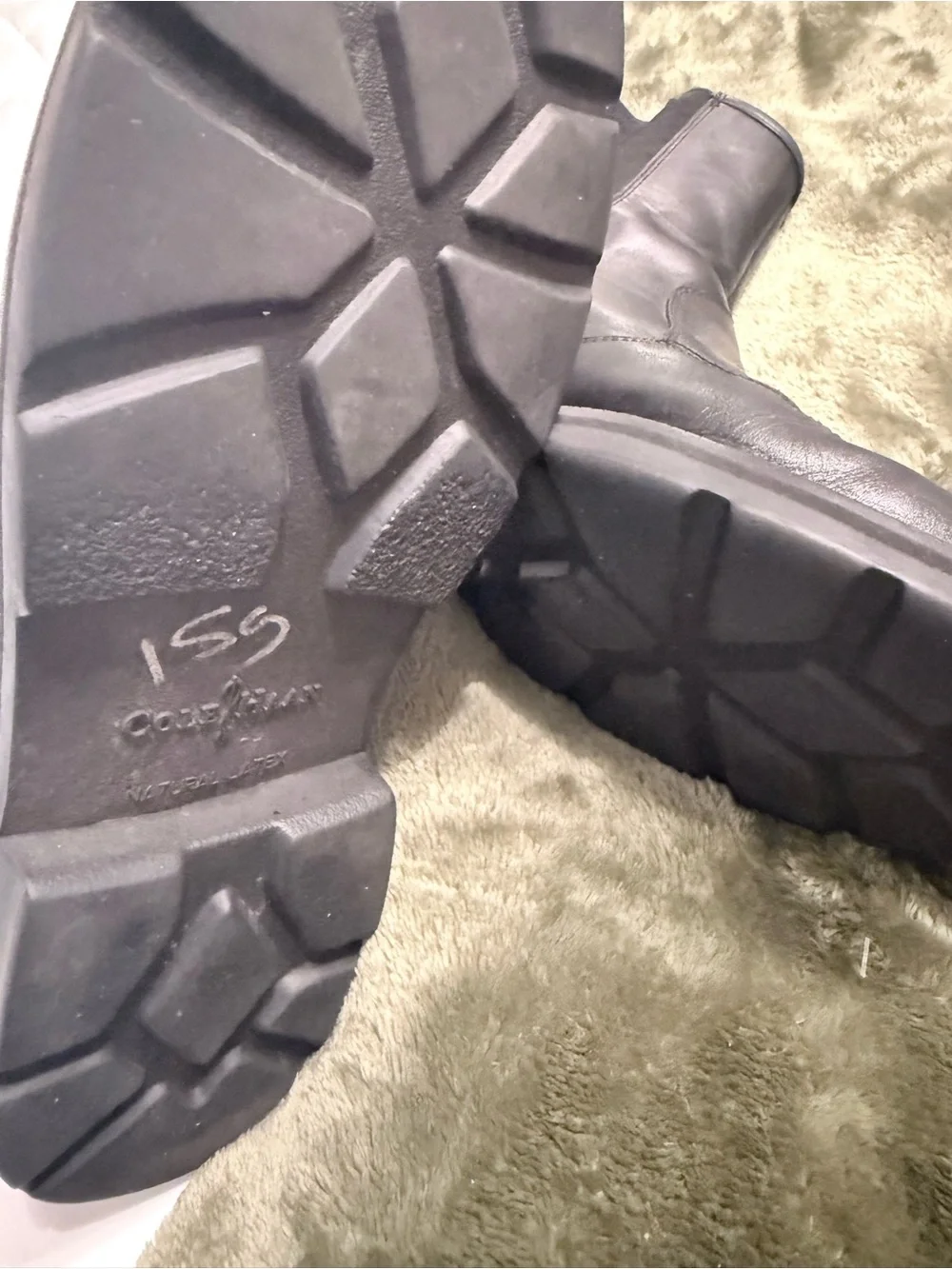Cole Haans Men's Black Leather Boots